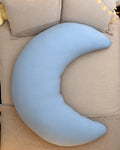 SnuggleMoon body pillow in Lunair Sky Blue cover – view 4