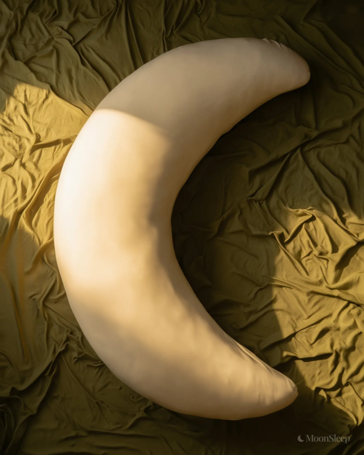 SnuggleMoon body pillow in Lunair Champagne cover – view 4
