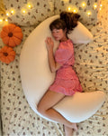 SnuggleMoon body pillow in Lunair Champagne cover – view 1