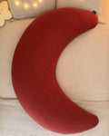 SnuggleMoon body pillow in EverMoon Rust cover – view 4