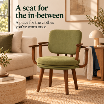 Wear Chair – Valet Chair with Rotating Clothes Rail