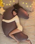 SnuggleMoon body pillow in Satin Bronze cover – video